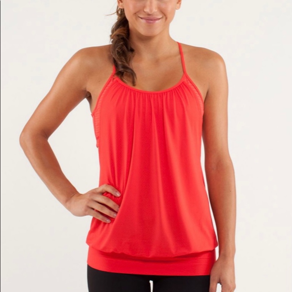 Lululemon No Limits Red Tank
